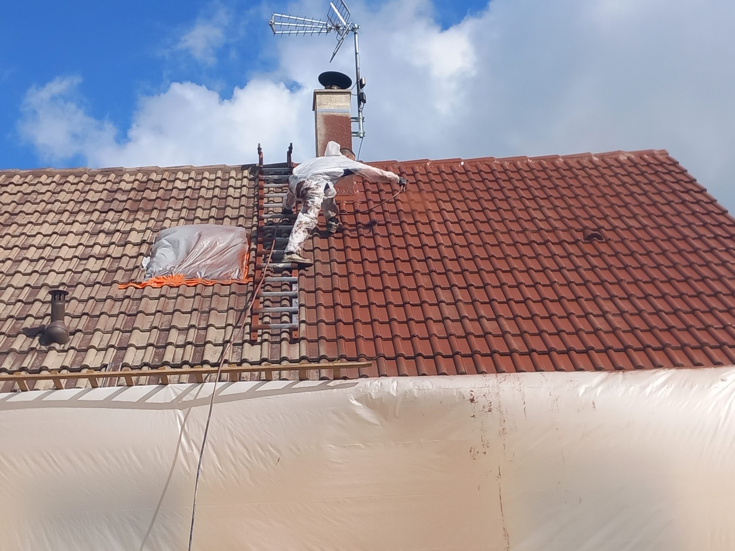 Nettoyage de toiture